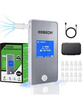 Professional Ketosis Breath Analyzer - Accurate Keto Monitor with Type-C
